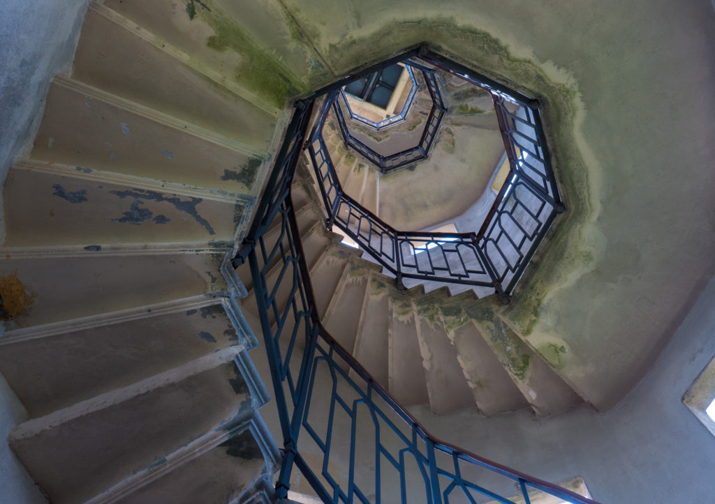 Faro Voltaio - Volta's Lighthouse, Brunate, Italy, 2016 - Photograph by Jeff Curto