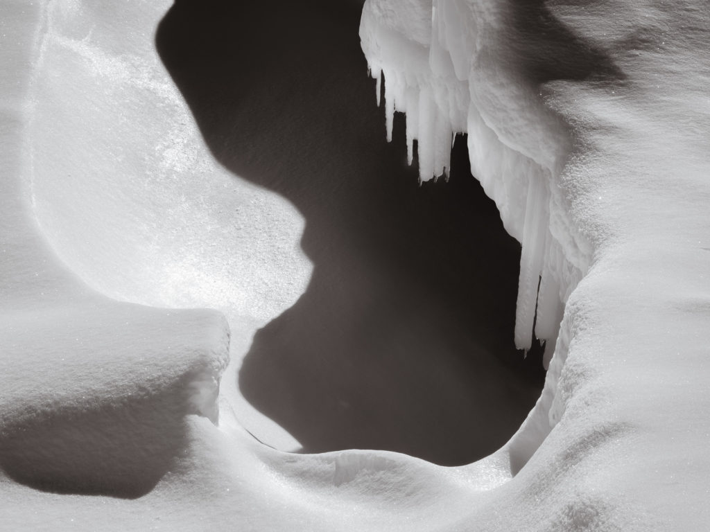 Snow & Ice, Lake Superior, 2018 - Photograph by Jeff Curto