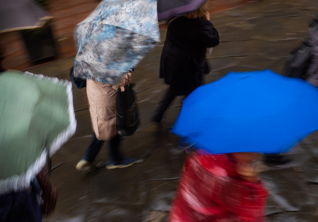 Rainy Day - Arezzo, Tuscany - Photograph by Jeff Curto